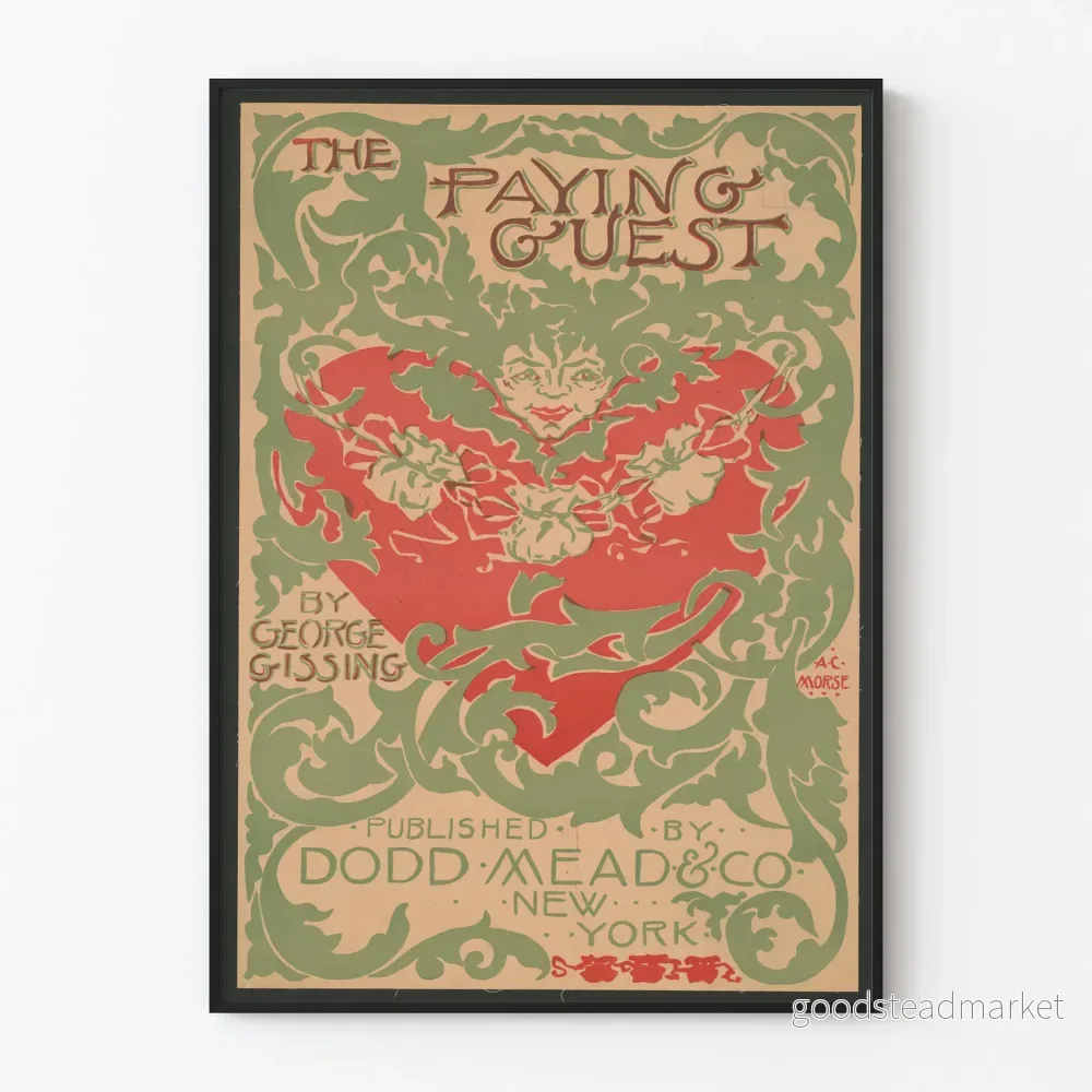 Vintage dekorativ poster The Paying Guest av George Gissing