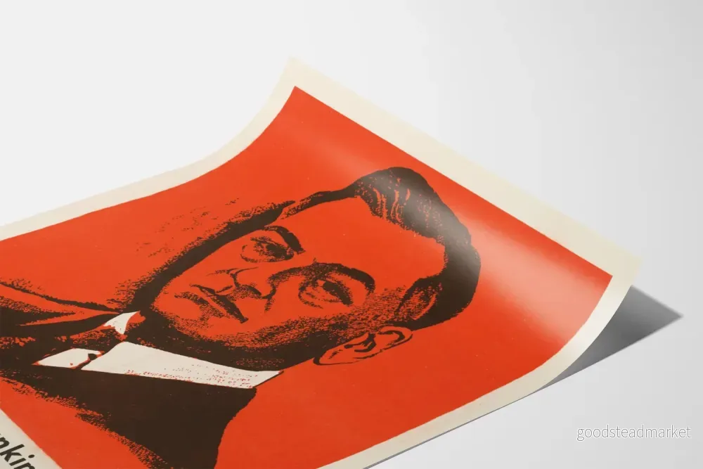 Dekorativ poster i vintage stil av Quezon för väggdekoration - Bild 3