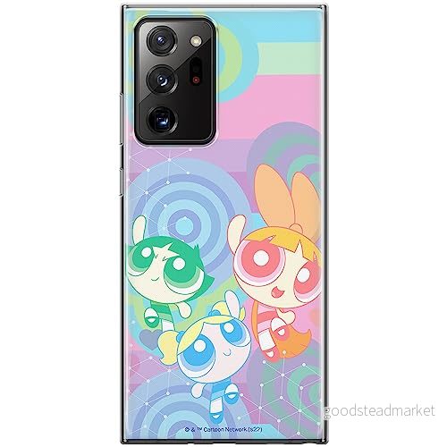 ERT GROUP mobiltelefonfodral för Samsung GALAXY NOTE 20 ULTRA originalt och officiellt licensierat The Powerpuff Girls mönster 038, fodral tillverkad av TPU plast 5905511982249