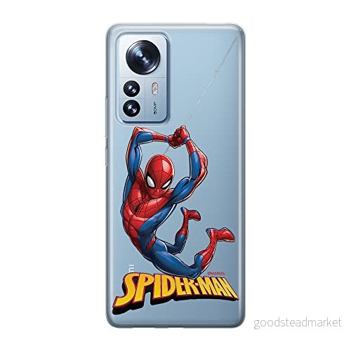 ERT GROUP mobiltelefonfodral för Xiaomi 12 PRO originalt och officiellt licensierat Marvel mönster Spider Man 019 optimalt anpassad till formen på mobiltelefonen, gedeeltelijk transparant 5905511531799