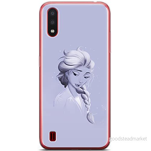 ERT GROUP mobiltelefonfodral för Samsung A01 originalt och officiellt licensierat Disney mönster Elsa 013 optimalt anpassad till formen på mobiltelefonen, fodral tillverkad av TPU plast 5904805419171