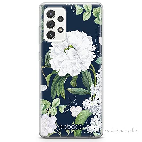 ERT GROUP mobiltelefonfodral för Samsung A52 5G / LTE 4G A52S originalt och officiellt licensierat Babaco mönster Flowers 031, fodral tillverkad av TPU plast 5905131281203