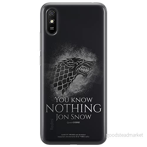 ERT GROUP mobiltelefonfodral för Xiaomi REDMI 9A originalt och officiellt licensierat Game od Thrones mönster of 020 anpassad till formen på mobiltelefonen, fodral tillverkad av TPU plast 5903932693416