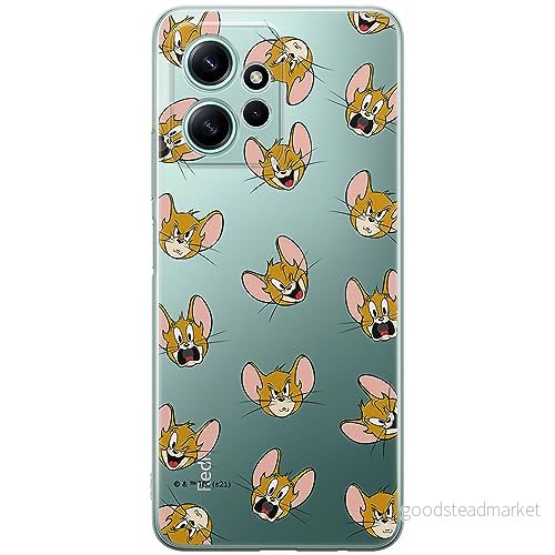 ERT GROUP mobiltelefonfodral för Xiaomi REDMI NOTE 12 4G originalt och officiellt licensierat Tom & Jerry mönster 008 optimalt anpassad till formen på mobiltelefonen, gedeeltelijk transparant 5905511944513