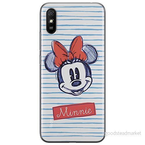 ERT GROUP mobiltelefonfodral för Xiaomi REDMI 9A originalt och officiellt licensierat Disney mönster Minnie 011 optimalt anpassad till formen på mobiltelefonen, fodral tillverkad av TPU plast 5903040269138