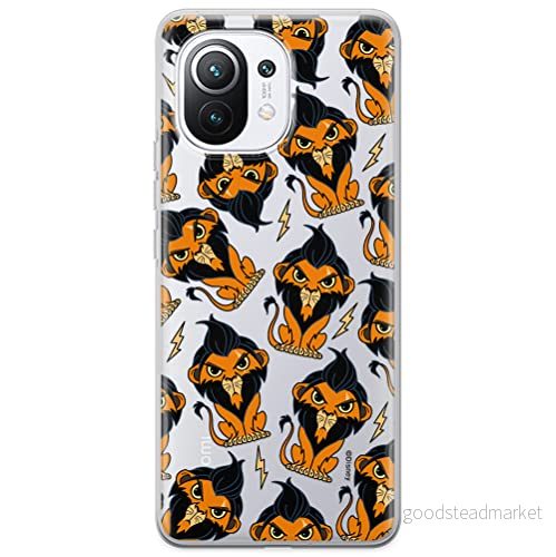 ERT GROUP mobiltelefonfodral för Xiaomi 11 originalt och officiellt licensierat Disney mönster Scar 002 optimalt anpassad till formen på mobiltelefonen, gedeeltelijk transparant 5905131437372