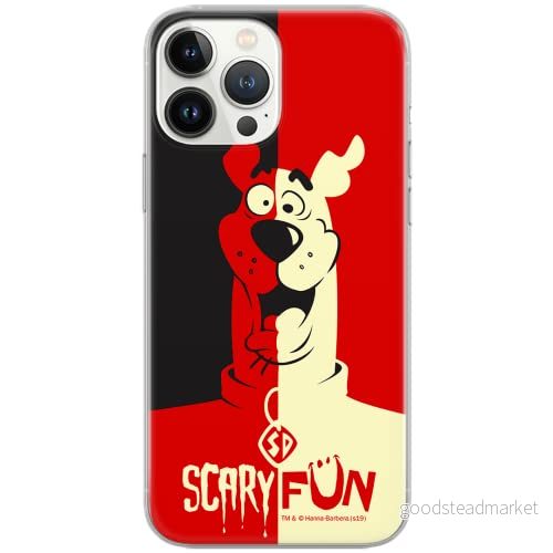 ERT GROUP mobiltelefonfodral för Samsung S10 PLUS originalt och officiellt licensierat Scooby Doo mönster 008 Vit optimalt anpassad till formen på mobiltelefonen, fodral tillverkad av TPU plast 5903537051314