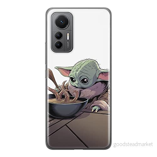 ERT GROUP mobiltelefonfodral för Xiaomi 12 LITE originalt och officiellt licensierat Star Wars mönster Baby Yoda 027 optimalt anpassad till formen på mobiltelefonen, fodral tillverkad av TPU plast 5905511507978