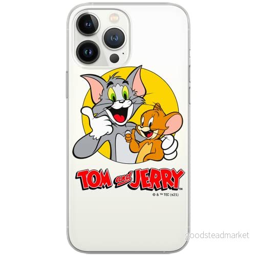 ERT GROUP mobiltelefonfodral för Xiaomi REDMI 10 originalt och officiellt licensierat Tom and Jerry mönster 013 anpassad till formen på mobiltelefonen, gedeeltelijk transparant 5904805277450