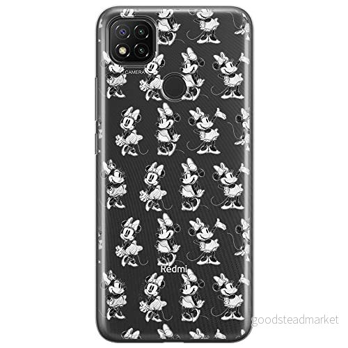 ERT GROUP mobiltelefonfodral för Xiaomi REDMI 9C originalt och officiellt licensierat Disney mönster Minnie 018 optimalt anpassad till formen på mobiltelefonen, gedeeltelijk transparant 5903040276457