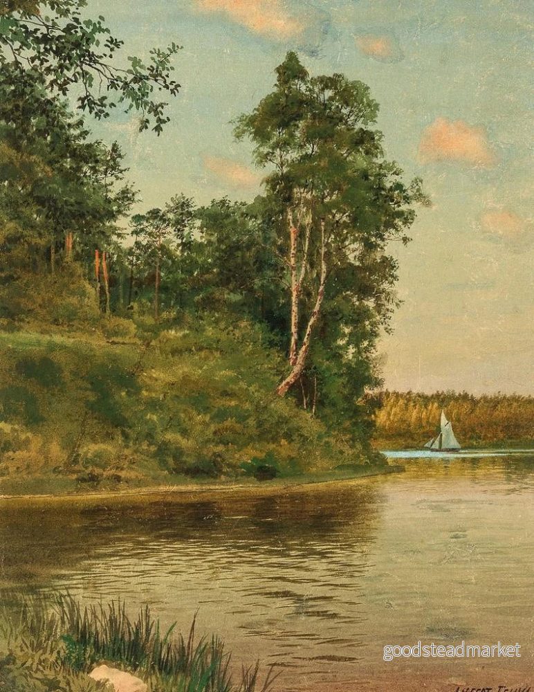 Målning av ett landskap i Finland - Albert Nikolaïevitch Benois - Bild 2