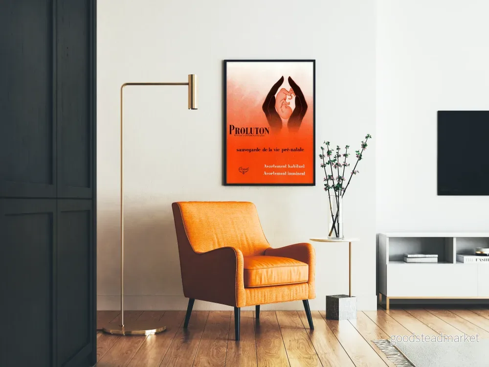 Vintageposter Proluton - Föräldraprotektion och preventivmedel mot missfall - Bild 2