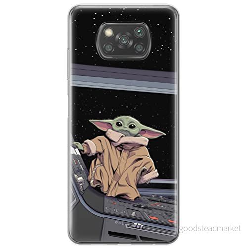 ERT GROUP mobiltelefonfodral för Xiaomi POCOPHONE X3 originalt och officiellt licensierat Star Wars mönster Baby Yoda 025 anpassad till formen på mobiltelefonen, fodral tillverkad av TPU plast 5904805081972
