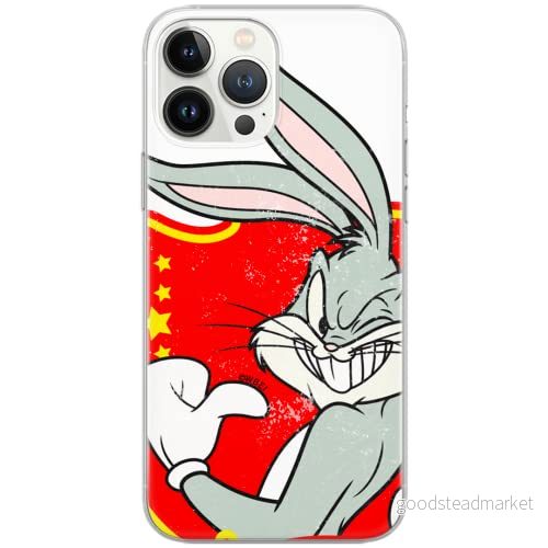 ERT GROUP mobiltelefonfodral för Huawei P30 Lite originalt och officiellt licensierat Looney Tunes mönster Bugs 010 Vit optimalt anpassad till formen på mobiltelefonen, fodral tillverkad av TPU plast 5902980455915