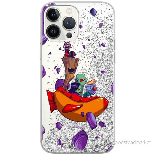 ERT GROUP mobiltelefonfodral för Apple Iphone 6/7 / 8 originalt och officiellt licensierat Marvel mönster Guardians of the Galaxy 010, med glitter overflow effekt 5902980211283