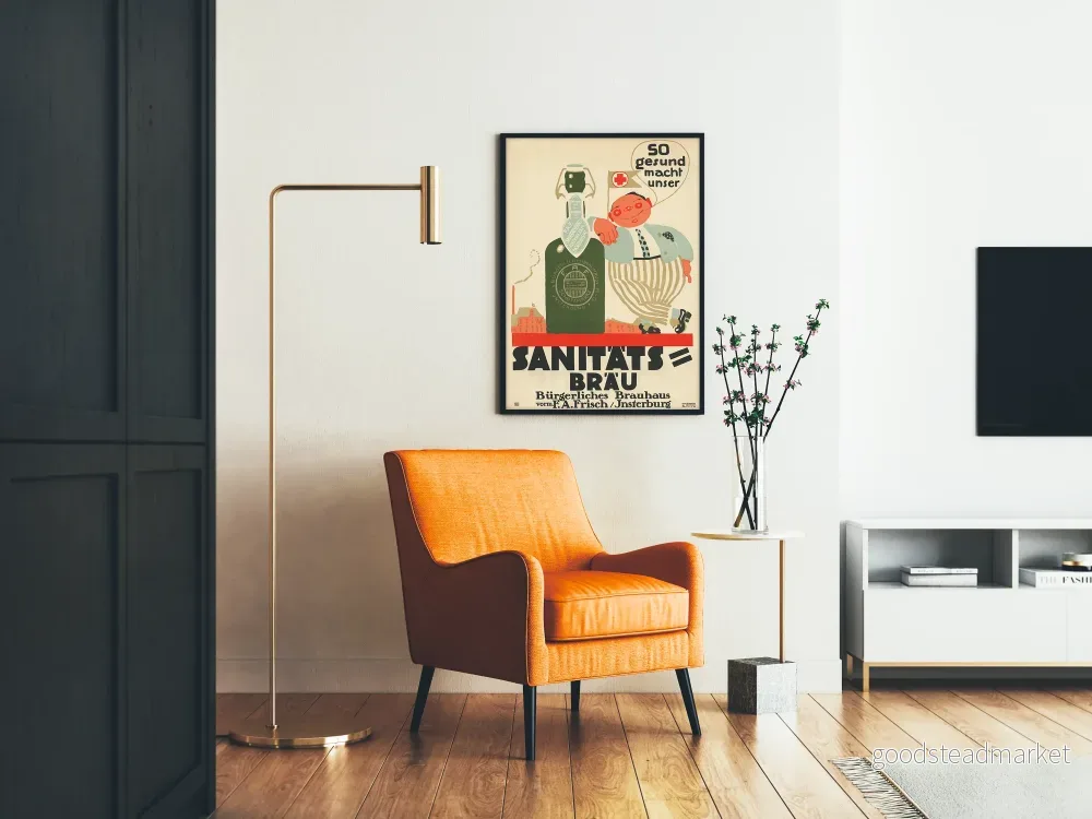 Vintageposter för Sanitätsbräu Insternburg - Bild 2