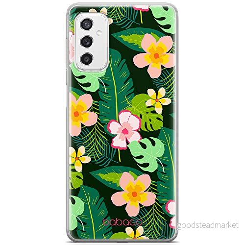ERT GROUP mobiltelefonfodral för Samsung M52 5G originalt och officiellt licensierat Babaco mönster Flowers 019 optimalt anpassad till formen på mobiltelefonen, fodral tillverkad av TPU plast 5904805492990