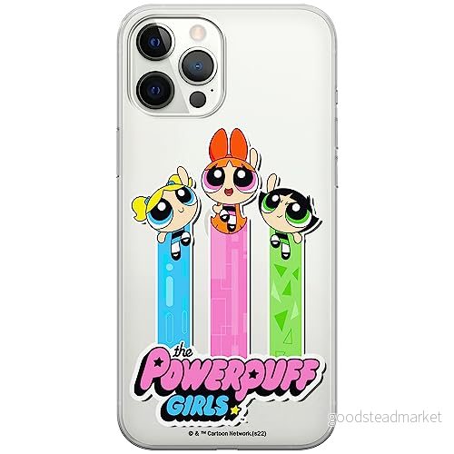 ERT GROUP mobiltelefonfodral för Iphone 12 PRO MAX originalt och officiellt licensierat The Powerpuff Girls mönster 030, gedeeltelijk transparant 5905511974695