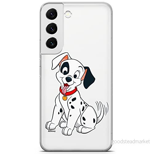 ERT GROUP mobiltelefonfodral för Samsung S22 PLUS originalt och officiellt licensierat Disney mönster Dalmatian 006 Vit optimalt anpassad till formen på mobiltelefonen, gedeeltelijk transparant 5904805886409