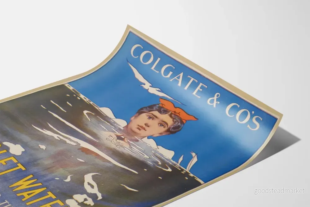Vintageposter Colgate & Co Violet Water Väggdekoration - Bild 3
