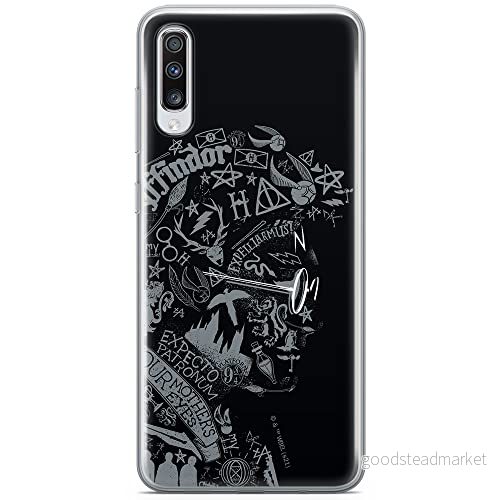 ERT GROUP mobiltelefonfodral för Samsung A70 originalt och officiellt licensierat Harry Potter mönster 075 optimalt anpassad till formen på mobiltelefonen, fodral tillverkad av TPU plast 5903932755411