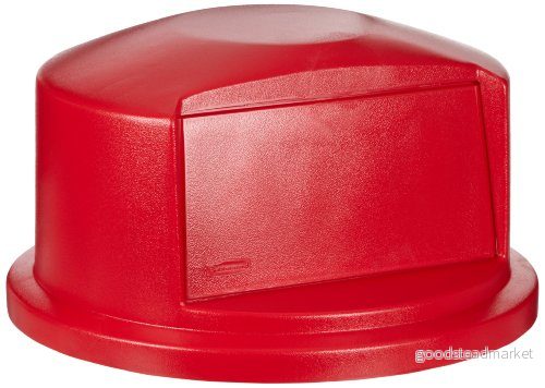 Rubbermaid kommersiella produkter 0,112 cu m kupol topp röd 86876148701