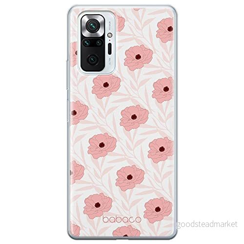 ERT GROUP mobiltelefonfodral för Xiaomi REDMI NOTE 10 PRO originalt och officiellt licensierat Babaco mönster Flowers 017 anpassad till formen på mobiltelefonen, fodral tillverkad av TPU plast 5903932820805