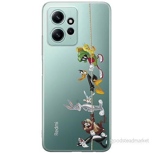 ERT GROUP mobiltelefonfodral för Xiaomi REDMI NOTE 12 4G originalt och officiellt licensierat Looney Tunes mönster 009 optimalt anpassad till formen på mobiltelefonen, gedeeltelijk transparant 5905511954819