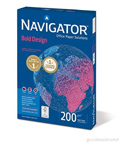 Navigator Bold Design Multipurpose papper för skrivare A4 200gr 150 ark 5602007989477