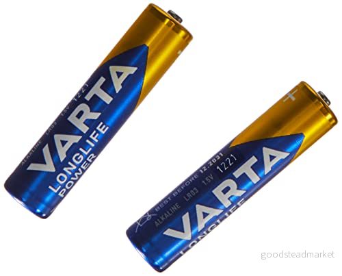 Varta Batteri alkaliskt AAA x 6 + 2 GRATIS Long Life Power/High Energy (LR03) 4008496568857