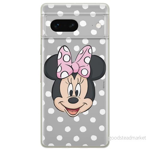 ERT GROUP mobiltelefonfodral för Google PIXEL 7 originalt och officiellt licensierat Disney mönster Minnie 057 optimalt anpassad till formen på mobiltelefonen, fodral tillverkad av TPU plast 5905795140953
