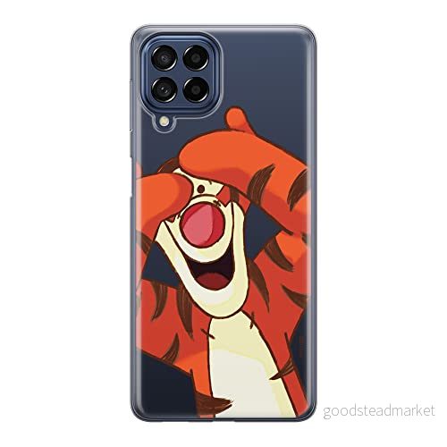 ERT GROUP mobiltelefonfodral för Samsung M33 5G originalt och officiellt licensierat Disney mönster Winnie the Pooh and Friends 035 anpassad till formen på mobiltelefonen, gedeeltelijk transparant 5905511351502