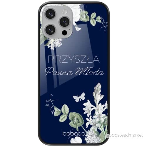 ERT GROUP mobiltelefonfodral för Apple Iphone 11 PRO MAX originalt och officiellt licensierat Babaco mönster Przyszła Panna Młoda 007 tillverkad av härdat glas, skyddsfodral 5904805796050