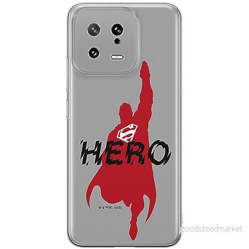 ERT GROUP mobiltelefonfodral för Xiaomi 13 originalt och officiellt licensierat DC mönster Superman 038 optimalt anpassad till formen på mobiltelefonen, fodral tillverkad av TPU plast 5905511907068
