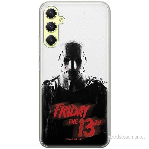 ERT GROUP mobiltelefonfodral för Samsung A34 5G originalt och officiellt licensierat Horror mönster Friday the 13th 014 optimalt anpassad till formen på mobiltelefonen, fodral tillverkad av TPU plast 5905511785444