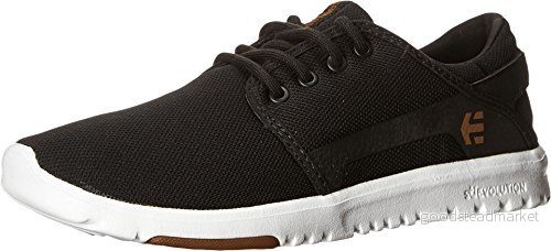 Etnies Scout, låg topp träningsskor för män, Svart 979 svartvitt tandkött 979, 38 EU 886744705483