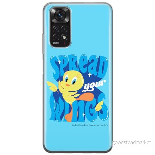 ERT GROUP mobiltelefonfodral för Xiaomi REDMI NOTE 11 4G/ 11S 4G originalt och officiellt licensierat Looney Tunes mönster Tweety 014, fodral tillverkad av TPU plast 5905795096199