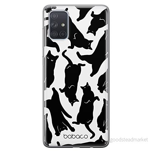 ERT GROUP mobiltelefonfodral för Samsung A71 5G originalt och officiellt licensierat Babaco mönster Cats 005 optimalt anpassad till formen på mobiltelefonen, fodral tillverkad av TPU plast 5905131100405