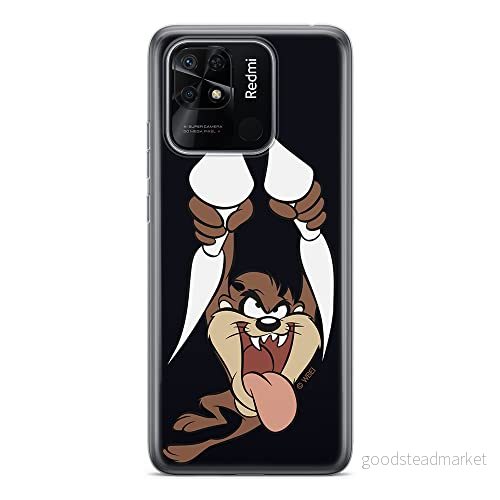 ERT GROUP mobiltelefonfodral för Xiaomi REDMI 10C originalt och officiellt licensierat Looney Tunes mönster Tasmanian 002 anpassad till formen på mobiltelefonen, fodral tillverkad av TPU plast 5905511536251