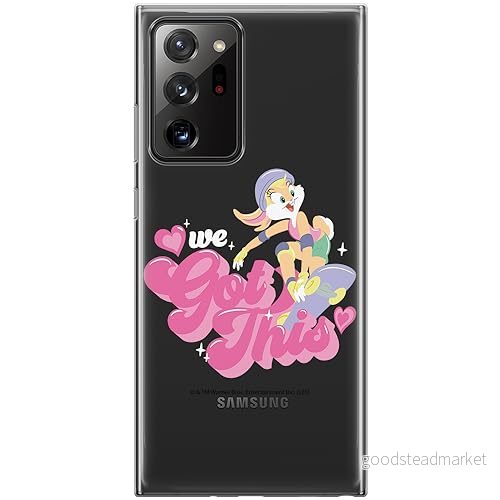 ERT GROUP mobiltelefonfodral för Samsung GALAXY NOTE 20 ULTRA originalt och officiellt licensierat Looney Tunes mönster Lola 004 anpassad till formen på mobiltelefonen, gedeeltelijk transparant 5905795065379