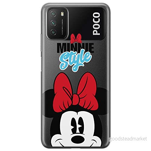 ERT GROUP mobiltelefonfodral för Xiaomi REDMI 9T originalt och officiellt licensierat Disney mönster Minnie 027 optimalt anpassad till formen på mobiltelefonen, gedeeltelijk transparant 5904805603747