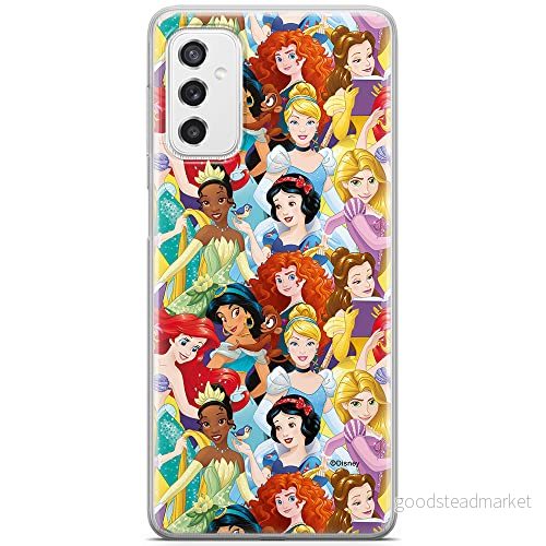 ERT GROUP mobiltelefonfodral för Samsung M52 5G originalt och officiellt licensierat Disney mönster Princess 001 optimalt anpassad till formen på mobiltelefonen, fodral tillverkad av TPU plast 5904805485992