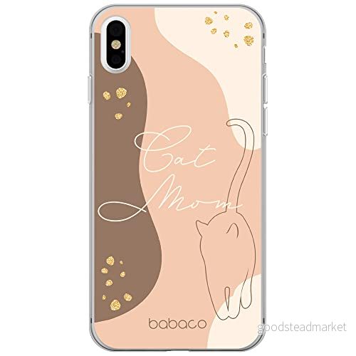 ERT GROUP mobiltelefonfodral för Iphone X/XS originalt och officiellt licensierat Babaco mönster Cats 006 optimalt anpassad till formen på mobiltelefonen, fodral tillverkad av TPU plast 5905131057792