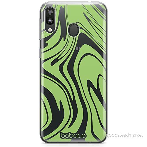 ERT GROUP mobiltelefonfodral för Samsung M20 originalt och officiellt licensierat Babaco mönster Doodle 001 Vit optimalt anpassad till formen på mobiltelefonen, gedeeltelijk transparant 5904805744952