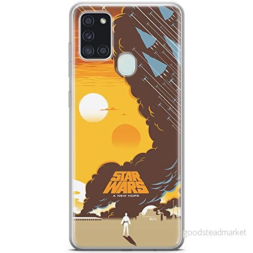ERT GROUP mobiltelefonfodral för Samsung A21s originalt och officiellt licensierat Star Wars mönster 027 optimalt anpassad till formen på mobiltelefonen, fodral tillverkad av TPU plast 5903040261859