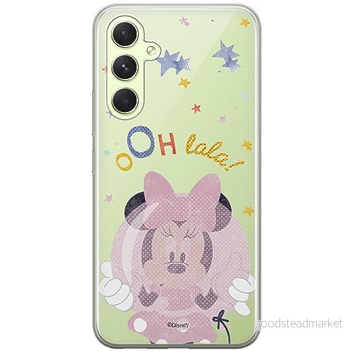 ERT GROUP mobiltelefonfodral för Samsung A54 5G originalt och officiellt licensierat Disney mönster Minnie 046 optimalt anpassad till formen på mobiltelefonen, gedeeltelijk transparant 5905511796013