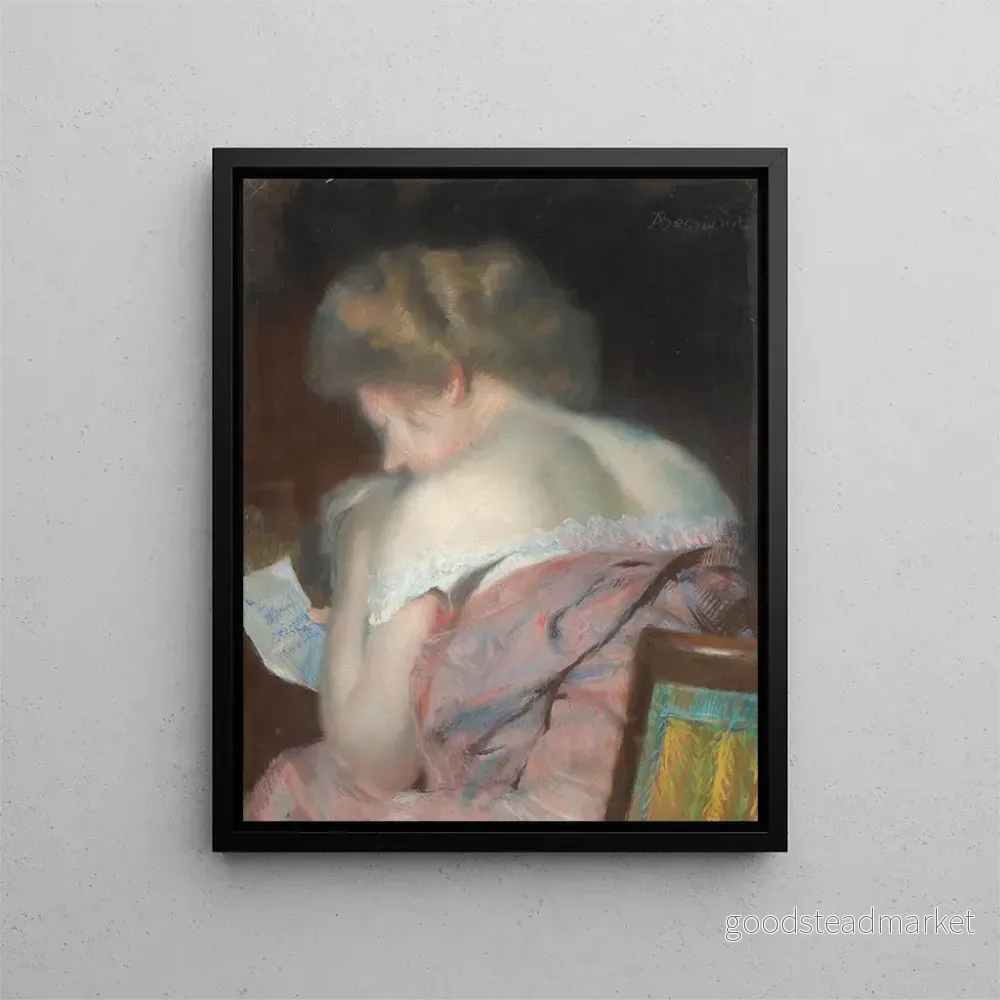 Målning La Lettre – Albert Besnard | Konsttryck