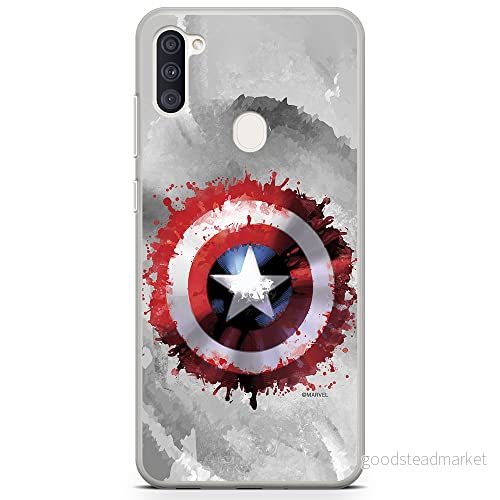 ERT GROUP mobiltelefonfodral för Samsung A03S originalt och officiellt licensierat Marvel mönster Captain America 019 optimalt anpassad till formen på mobiltelefonen, fodral tillverkad av TPU plast 5903932991369