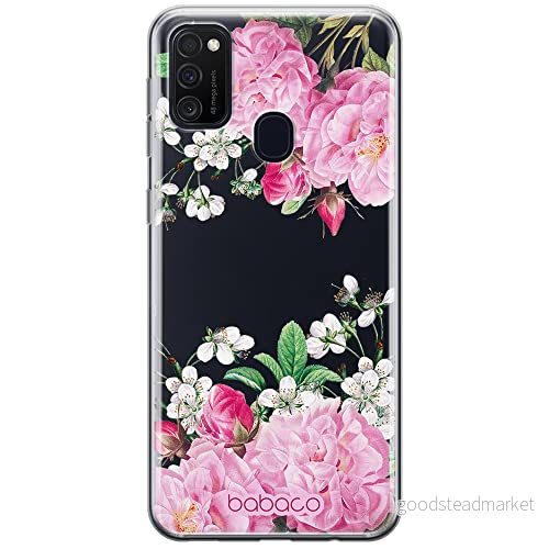 ERT GROUP mobiltelefonfodral för Samsung M21 / M30S originalt och officiellt licensierat Babaco mönster Flowers 046 optimalt anpassad till formen på mobiltelefonen, gedeeltelijk transparant 5905131331519