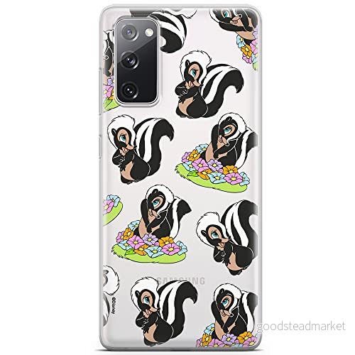 ERT GROUP mobiltelefonfodral för Samsung S20 FE / 5G originalt och officiellt licensierat Disney mönster Pepe Le Pew 003 anpassad till formen på mobiltelefonen, gedeeltelijk transparant 5905131816382